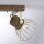 Spot mobile de plafond bois métal 64 cm E27 Vintage