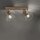 Spot mobile de plafond bois métal 64 cm E27 Vintage