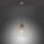 Suspension ronde vintage bois métal Ø40 cm E27
