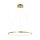 Lampe à suspendre LED Ring en métal doré Ø60 cm 3670 lm 29 W