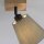 Spot de plafond Abat-jour en tissu Bois E27 réglable Taupe Naturel