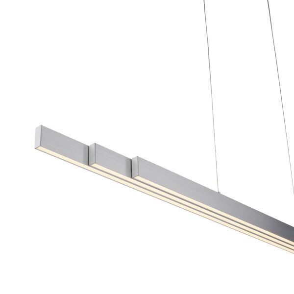Suspension à LED en aluminium 13 W 165 cm allongée