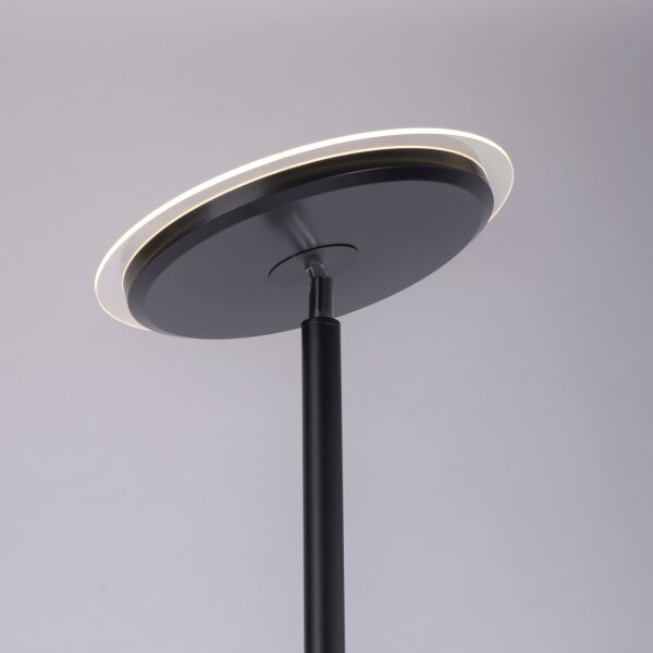 Lèche-plafond LED à intensité variable Noir Touch 193 cm Bras de lecture