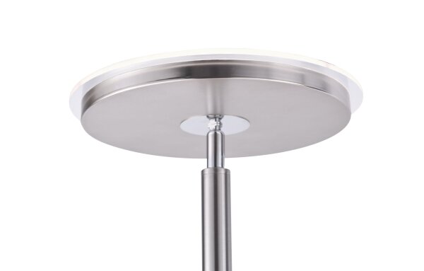 Lèche-plafond LED à intensité variable Acier Touch 193 cm Bras de lecture