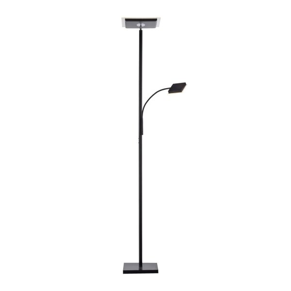 Lèche plafond LED flexible noir Touch 190 cm bras de lecture