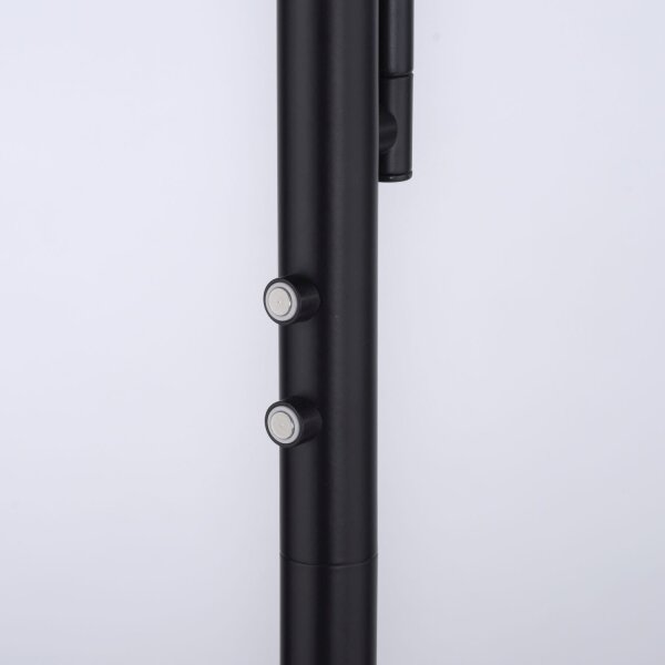 Lèche plafond LED flexible noir Touch 190 cm bras de lecture