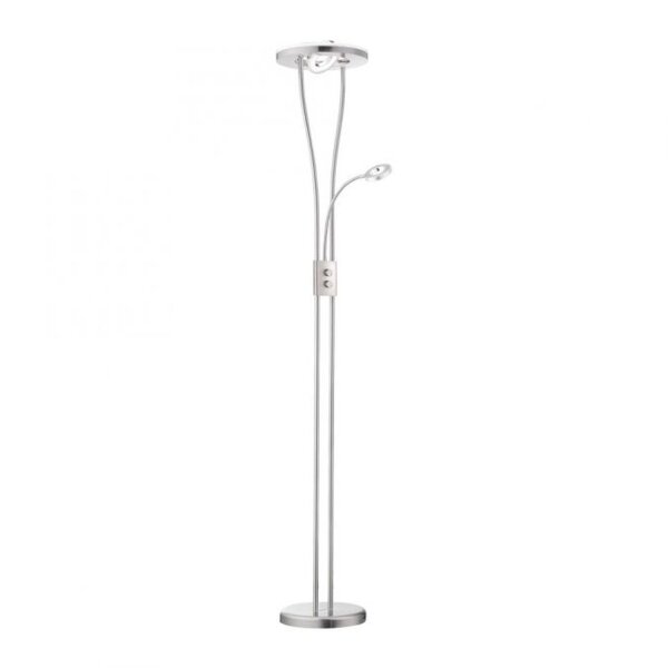 Plafonnier LED verre acrylique métal bouton rotatif 198 cm