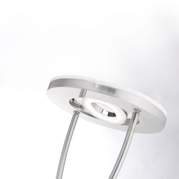 Plafonnier LED verre acrylique métal bouton rotatif 198 cm