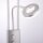 Plafonnier LED verre acrylique métal bouton rotatif 198 cm