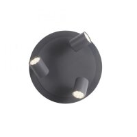 Spot de plafond réglable métal noir GU10...