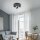 Spot de plafond réglable métal noir GU10 Ø35 cm
