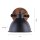 Spot de plafond flexible bois métal E14 L:15 cm Industrial