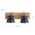 Spot de plafond flexible bois métal E14 noir industriel