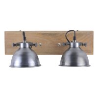 Spot de plafond flexible bois métal E14 44,5 cm...