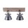 Spot de plafond flexible bois métal E14 44,5 cm Industrial