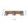 Spot de plafond industriel bois métal en fer E14 74 cm