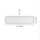 Plafonnier blanc à LED plat à faible éblouissement 100 cm 2430 lm
