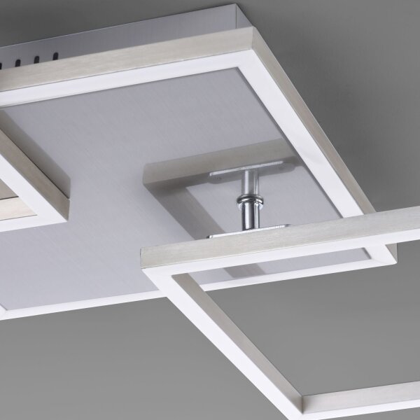 Lampe de plafonnier LED ajustable en acier L:75 cm 3000 K