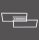Lampe de plafonnier LED en acier L:50,4 cm 2700-5000 K dimmable