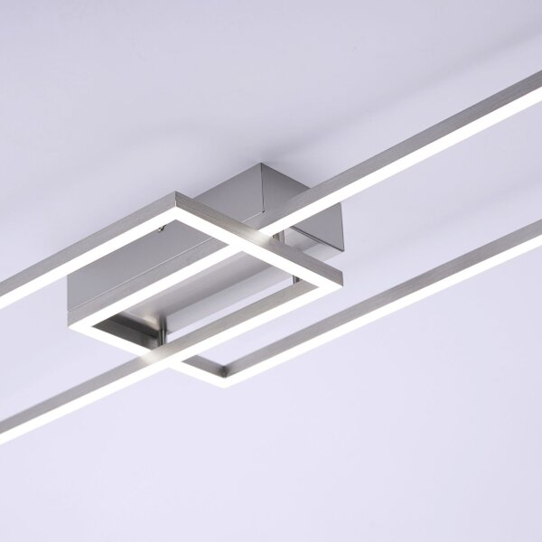 Lampe de plafonnier LED à intensité variable en acier L:110 cm 2700-5000 K
