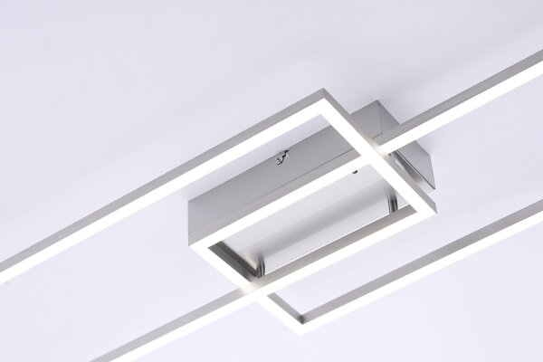 Lampe de plafonnier LED à intensité variable en acier L:110 cm 2700-5000 K