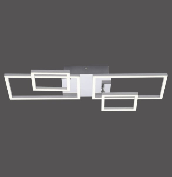 Lampe de plafonnier LED ajustable en acier L:65 cm 3000 K