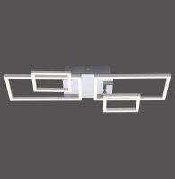 Lampe de plafonnier LED ajustable en acier L:65 cm 3000 K