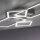 Lampe de plafonnier LED ajustable en acier L:65 cm 3000 K
