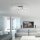 Lampe de plafonnier LED ajustable en acier L:65 cm 3000 K