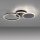 Lampe de plafonnier LED noir métal blanc chaud 26 W mobile