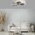Lampe de plafonnier LED noir métal blanc chaud 26 W mobile