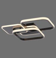 Lampe de plafonnier LED noire métal 3000 K 4700 lm...