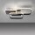 Lampe de plafonnier LED noire métal 3000 K 4700 lm élégante