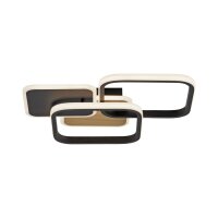 Lampe de plafonnier LED Métal L:46 cm 36 W Noir...