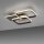 Lampe de plafonnier LED Métal L:46 cm 36 W Noir Naturel