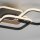 Lampe de plafonnier LED Métal L:46 cm 36 W Noir Naturel