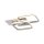 Lampe de plafonnier LED métal en acier 3000 K 4700 lm élégant