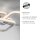 Lampe de plafonnier LED métal en acier 3000 K 4700 lm élégant