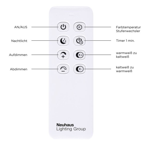 Plafonnier LED en acier L:95 cm 2700-5000 K orientable