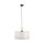 Suspension ronde papier bois E27 Ø44,5 cm confortable