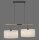 Suspension ronde papier bois E27 107 cm confortable