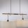 Suspension ronde papier bois E27 107 cm confortable