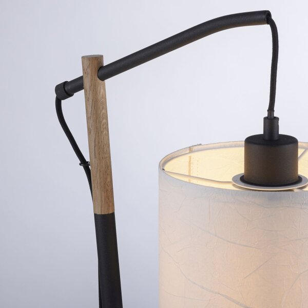 Blendarme lampe de table papier bois E27 48 cm liseuse