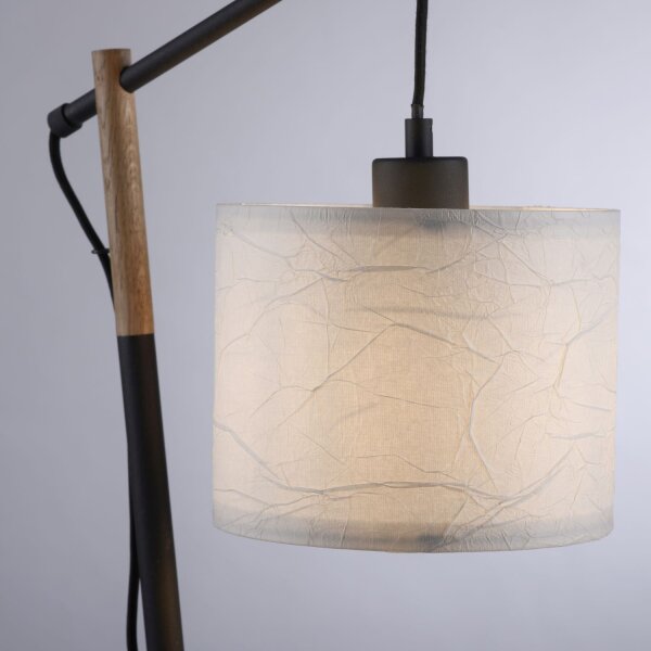 Blendarme lampe de table papier bois E27 48 cm liseuse