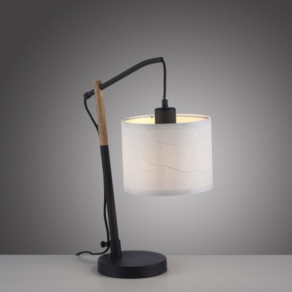 Blendarme lampe de table papier bois E27 48 cm liseuse