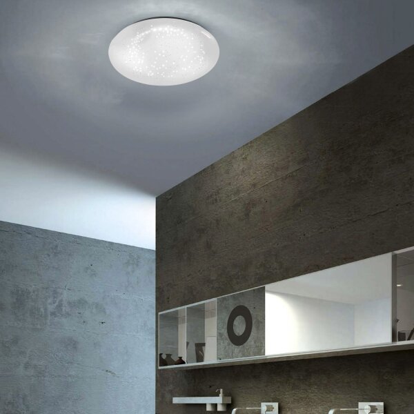 Plafonnier LED Ciel de nuit blanc chaud 3000 K 960 lm