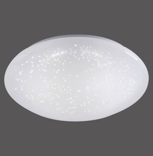 Plafonnier LED Ciel de nuit blanc chaud 3000 K Ø35 cm