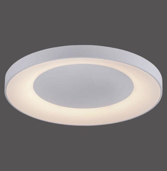 Lampe de plafonnier LED à intensité variable avec télécommande Blanc Ø70 cm