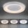 Lampe de plafonnier LED à intensité variable avec télécommande Blanc Ø70 cm