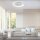 Lampe de plafonnier LED à intensité variable avec télécommande Blanc Ø70 cm